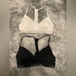 2 Calvin Klein sports bras